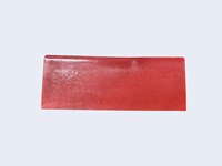 Lastra in gel per sella moto da 80 x 30 cm  (spessore15 mm - colore rosso)