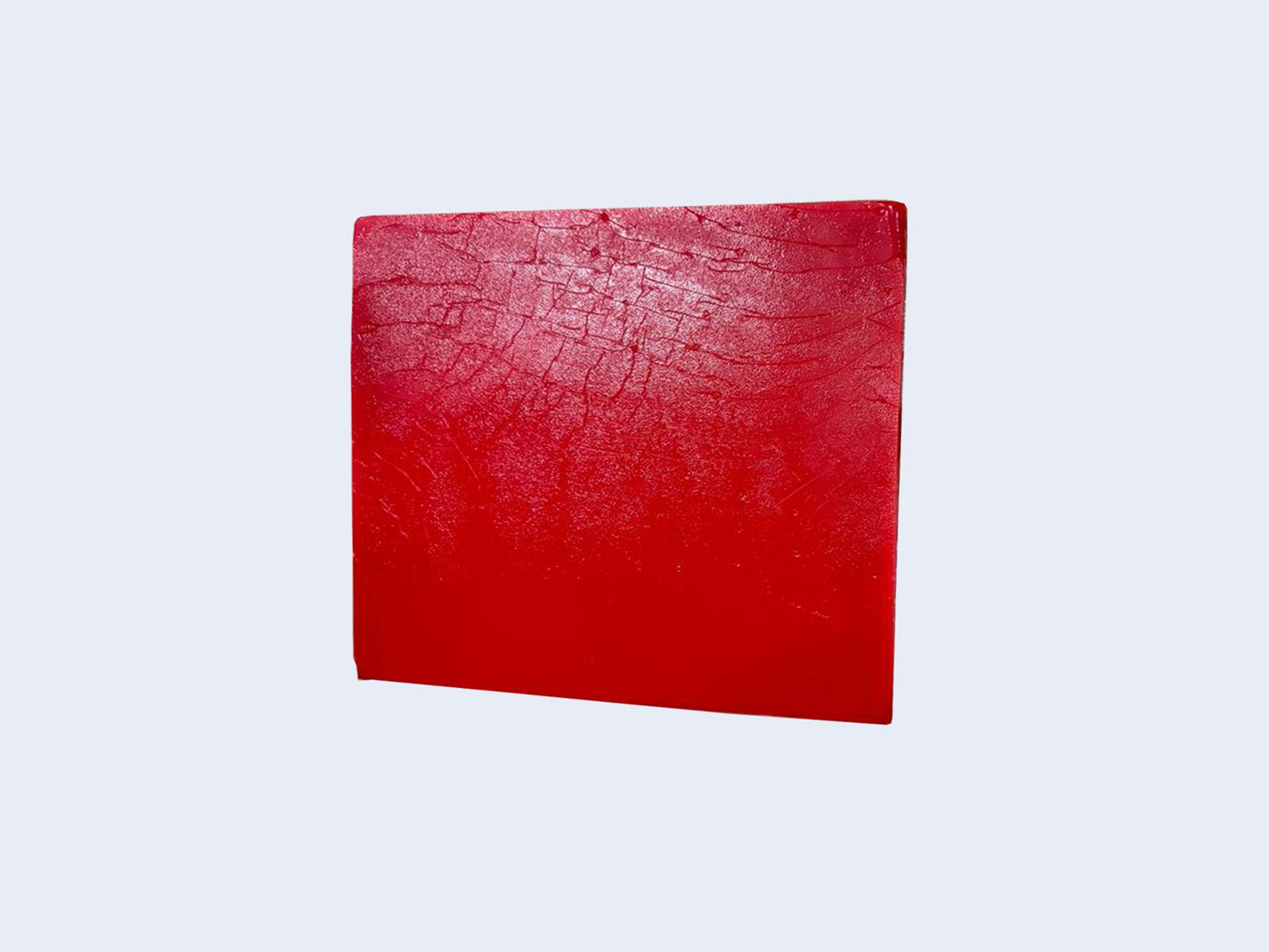 Lastra in gel per sella moto da 30 x 35 cm  (spessore 15 mm - colore rosso)